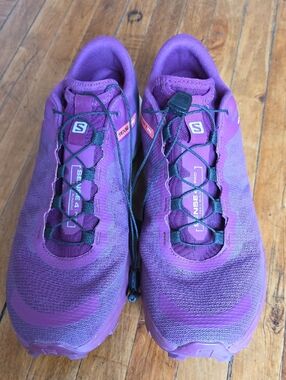 Salomon Men  Purple Trail Running Sneakers